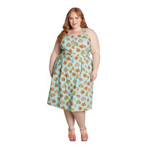 ModCloth x Marisol Muro Aligned With Destiny Fit And Flare Dress